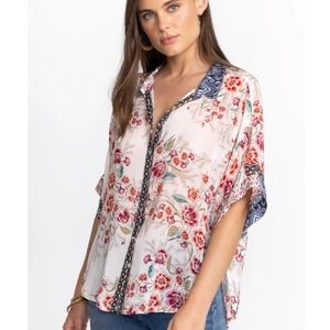 Johnny Was floral blouse